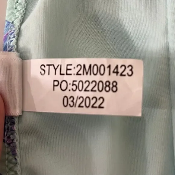 Vineyard Vines Tang Fish Blue One Piece Swimsuit size Small